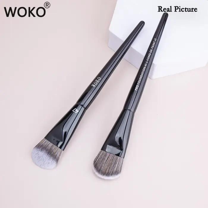 PRO 47 pinceau de fond de teint balai fond de teint ombre brosse liquide crème mélange Blush coudé p