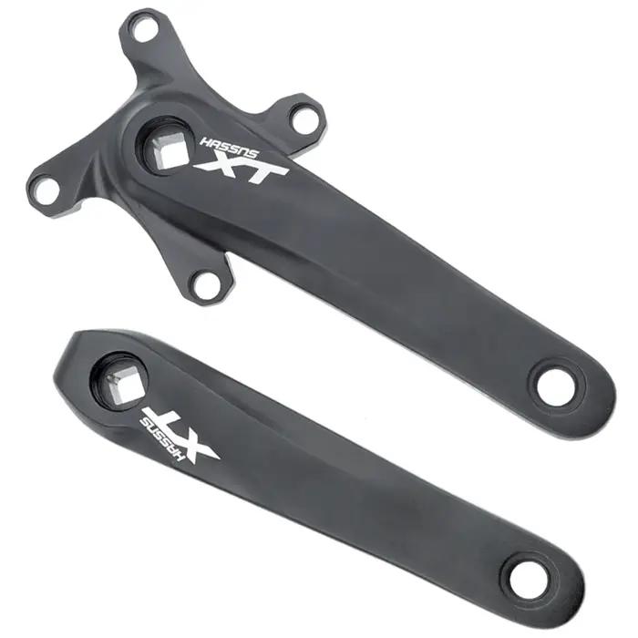 HASSNS XT Manivelle de vélo VTT à axe carré 104 BCD, bielles de vélo de montagne 170MM 32/34/36/38/4