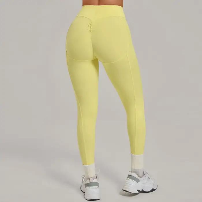 Pantalon de yoga taille haute Ningyu pour femme, séchage rapide, pour le cyclisme, le fitness et la