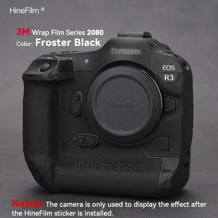 Hinefilm peau pour EOSR3 R3 caméra peau Film de protection pour appareil photo EOS R3 appareil photo