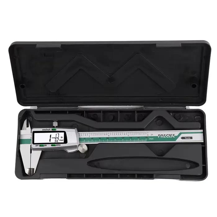 ET50 150mm Numérique Caliper En Acier Inoxydable Fraction/MM/Pouces 0.01mm Haute Précision pour Comp