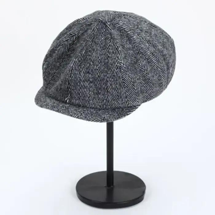 Casquettes Newsboy Rétro pour Hommes, Chapeaux Octogonaux, Chapeaux de Peintre Britanniques, Bérets