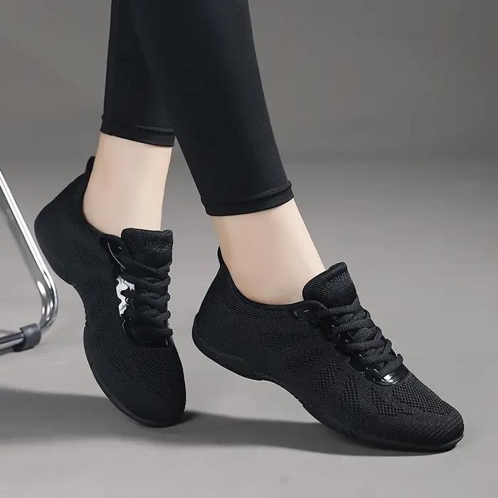 Marwoo-Baskets de danse blanches pour filles, chaussures de sport légères pour enfants, entraînement