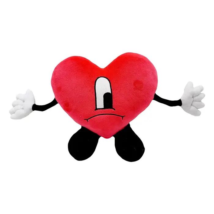 Un Verano Sin Ti peluche coeur mignon mauvais lapin peluche doux peluche Kawaii poupées pour filles
