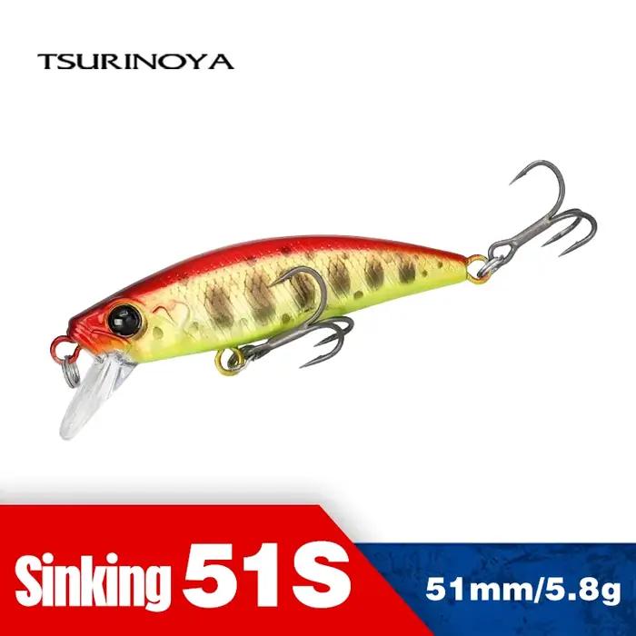 Leurre Tsurinoya 51mm Vairon Intrus 51S Appât Perche Brochet Truite Pêche Rivière Ruisseau Occasions Spéciales Pêcheur Expérimenté