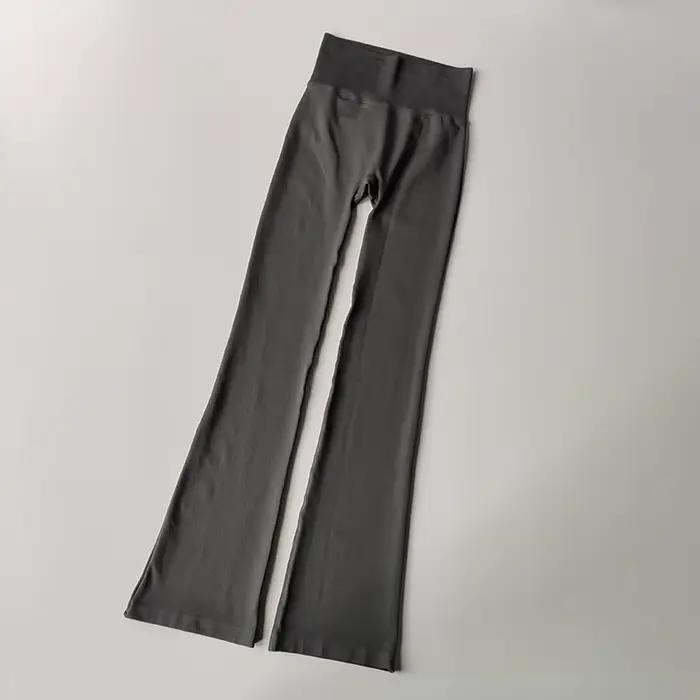 Leggings de yoga sans couture compression haute taille - Fitness élastique micro évasé pour femmes