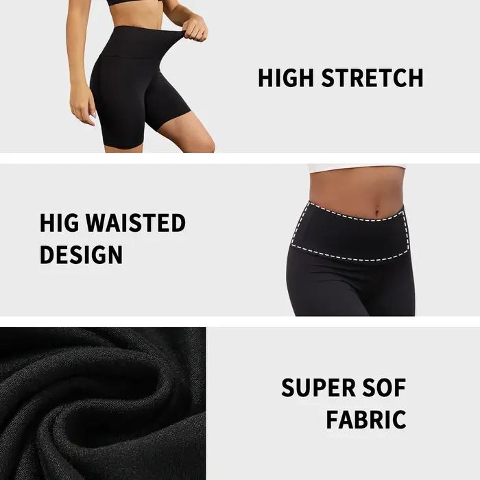 Short de motard taille haute pour femmes, Super doux, contrôle du ventre, pas transparent, entraînem
