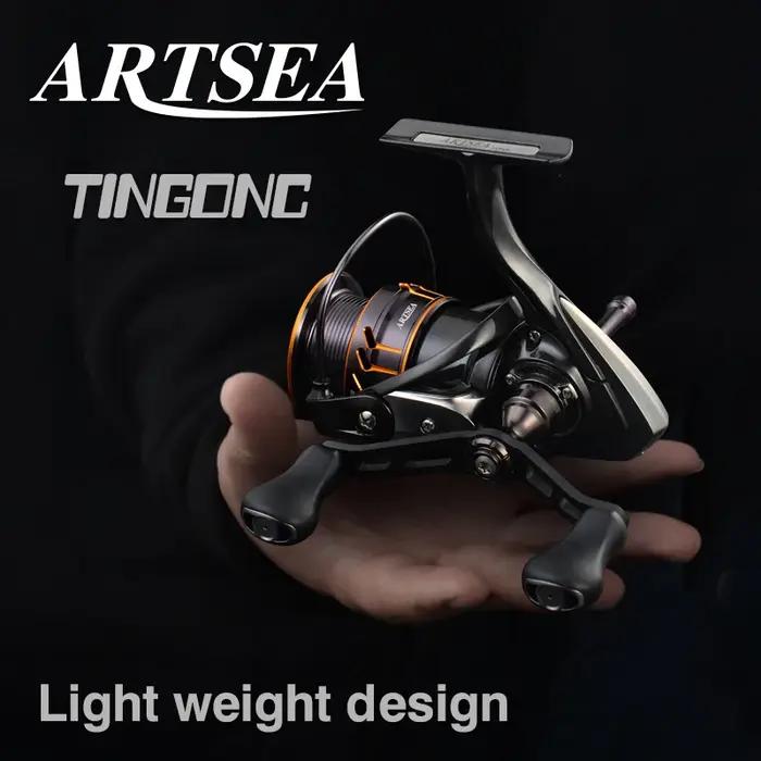 ARTSEA tout carbone 12 + 1BBS Double bascule moulinet de pêche calmar moulinet de pêche ultraléger 1