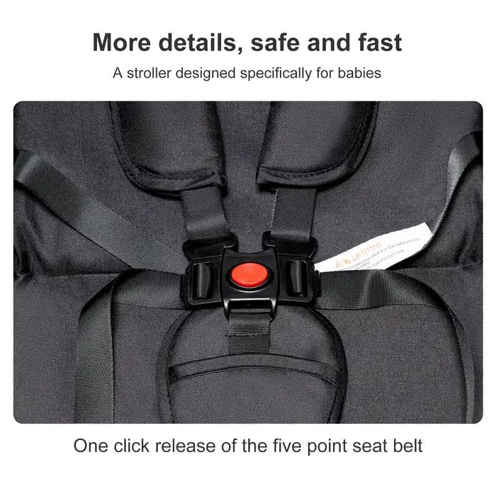 Luxe 3 en 1 bébé poussette système de voyage landau pour bébé avec couffin réglable infantile pousse