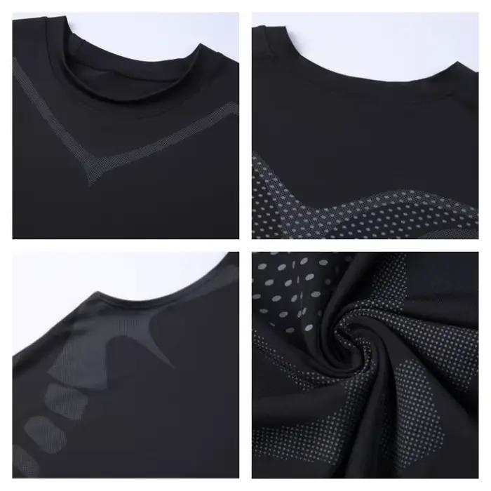 Débardeur de Compression pour hommes, chemise de gymnastique sans manches, vêtements de sport à séch