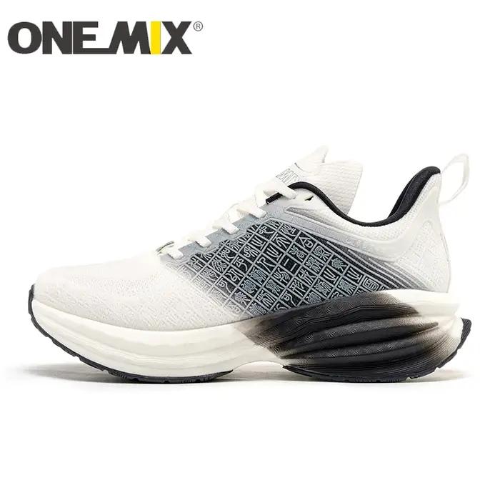 ONEMIX-Chaussures de course respirantes à coussin d'air pour hommes, baskets de marche en plein air,