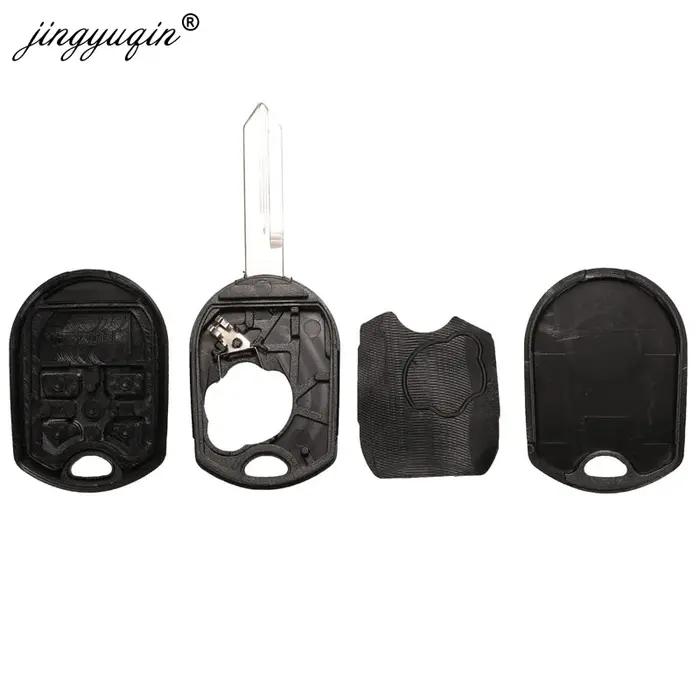 Jingyuqin-coque de clé 3/4/5 | 10 pièces, boutons à distance pour Ford Edge Explorer Ranger Windstar