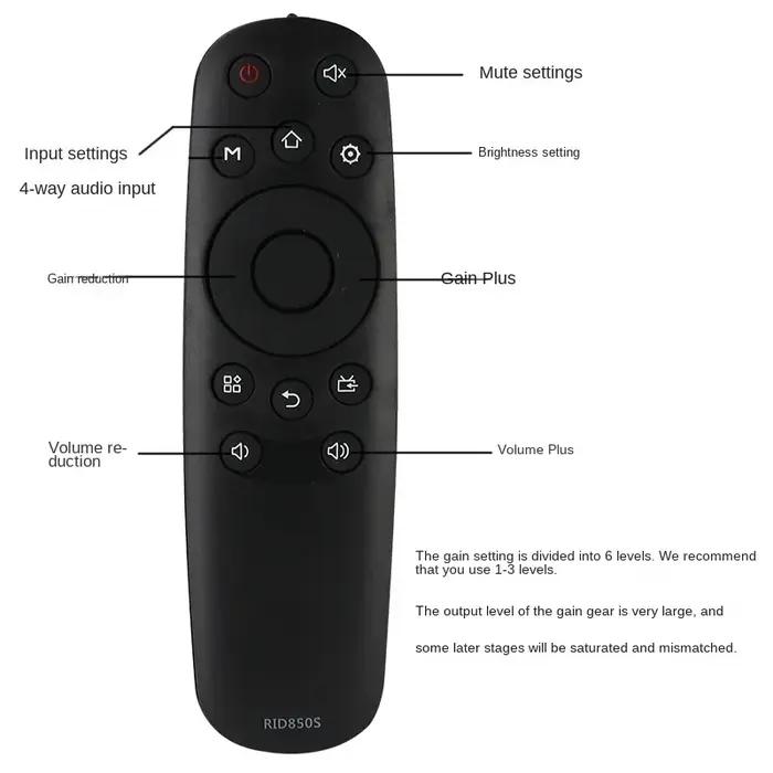 Nvarcher-Préamplificateur HIFI OLED TING ES72320 avec télécommande infrarouge, contrôleur de volume,
