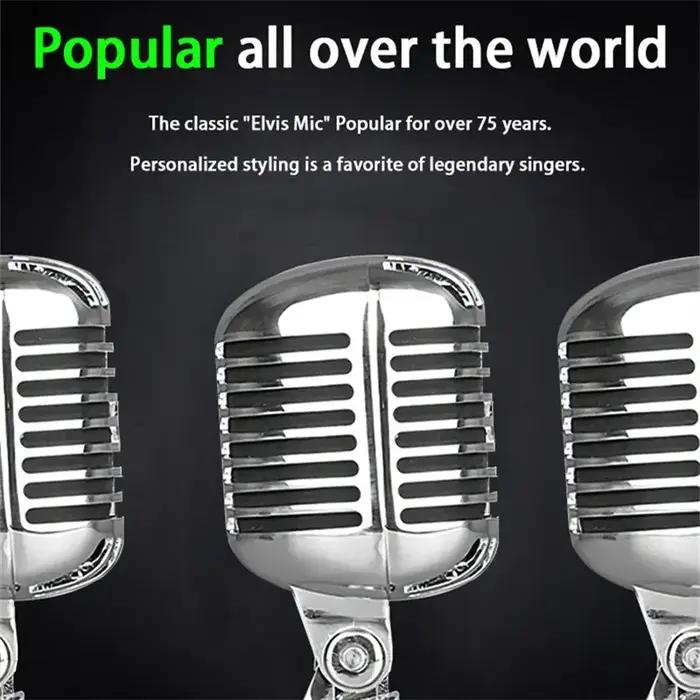 Support universel pour Live Performance Karaoké Microphone en métal vintage pour 55SH Classic Dynami