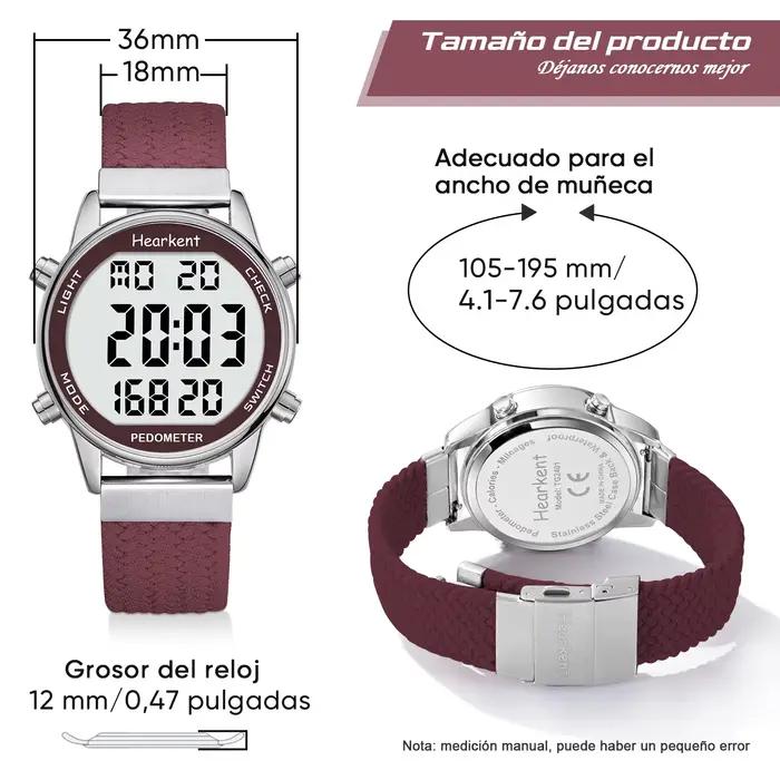 Hearkent-Montre de sport numérique pour femme