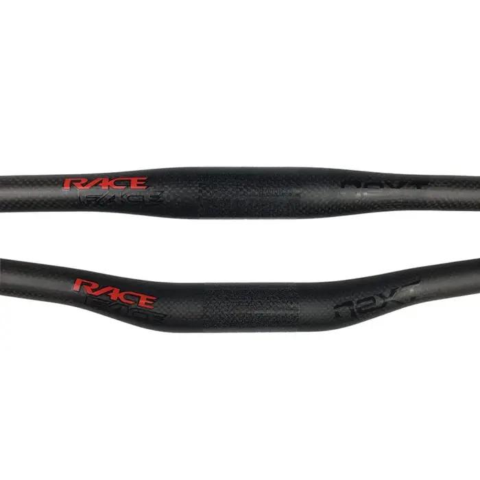 Race Face NEXT VTT 3K fibre de carbone plat Horizontal guidon de vélo en carbone pièces de vélo vtt