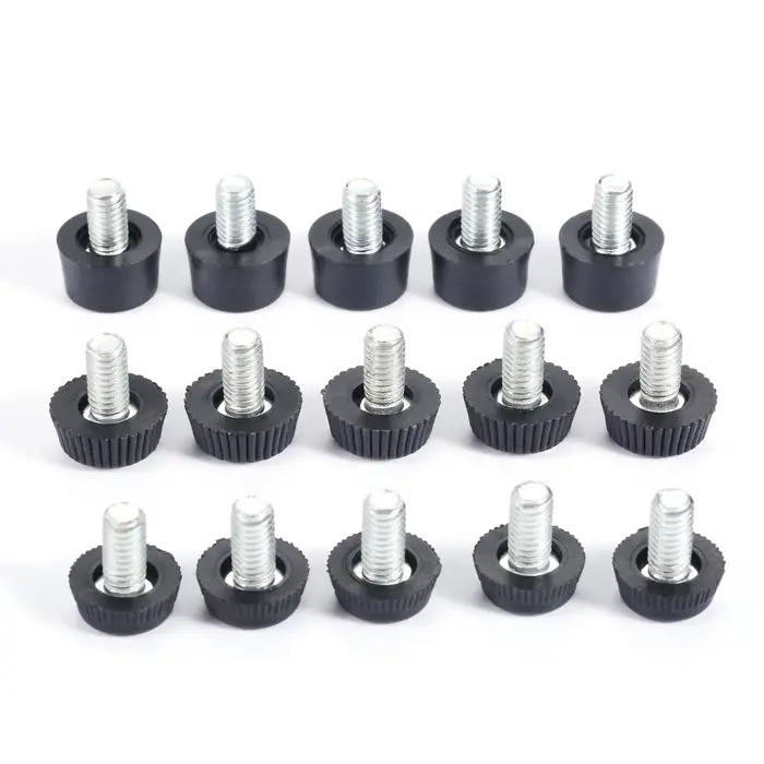 10 pièces/ensemble pieds de meubles de réglage M6 * 10mm vis nivellement hauteur Pad Balance Table P