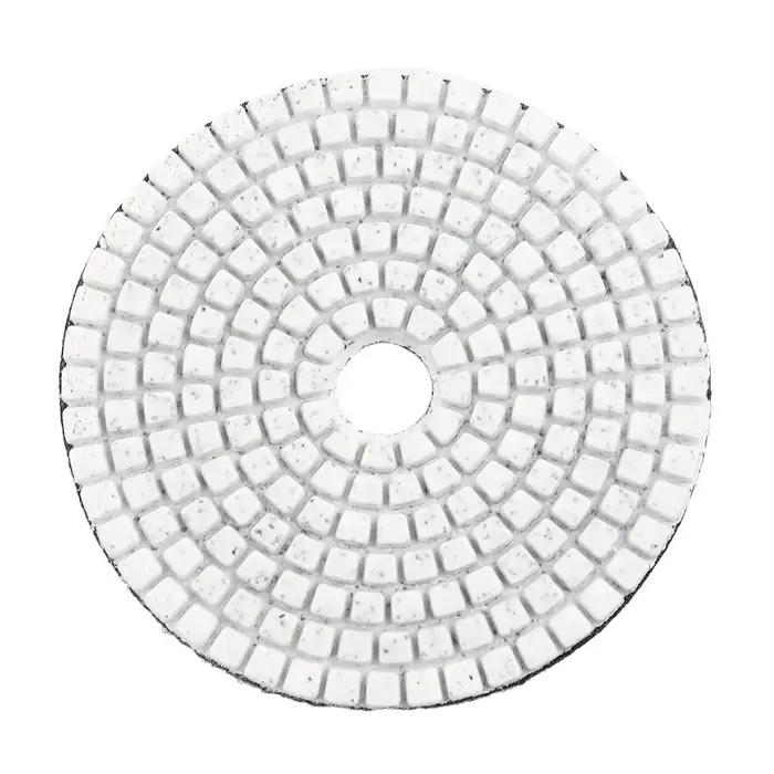 Tampon de polissage diamant 4 ", grain 30-10000, granit humide/sec, béton, marbre, verre, pierre de
