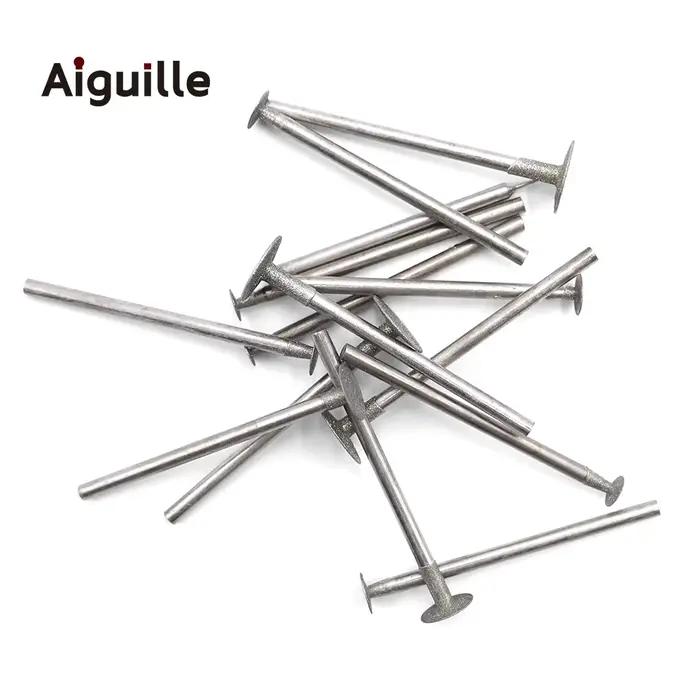 Tige de type K 2,35 mm 120 # Fraises de meulage diamantées 0.5-10mm, mèches de meulage des dents,