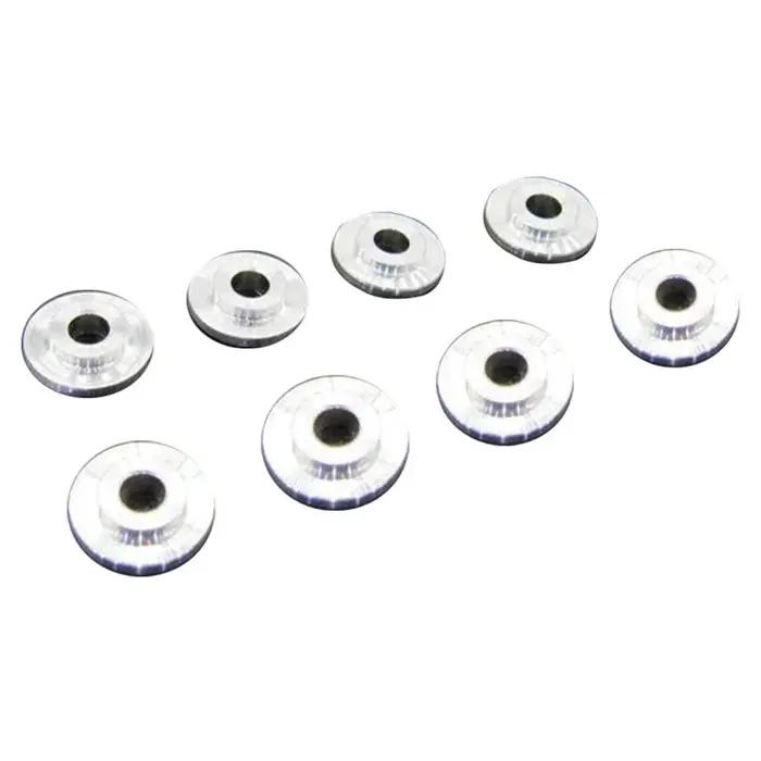 Vis à tête plate et ronde pour parapluie fraisé, 8 pièces, rondelle à rainure conique Concave pour p