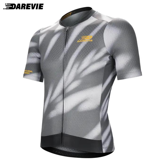 DAREVIE Maillot de cyclisme respirant Shadow pour homme, séchage rapide, petite taille, niveau d'ent