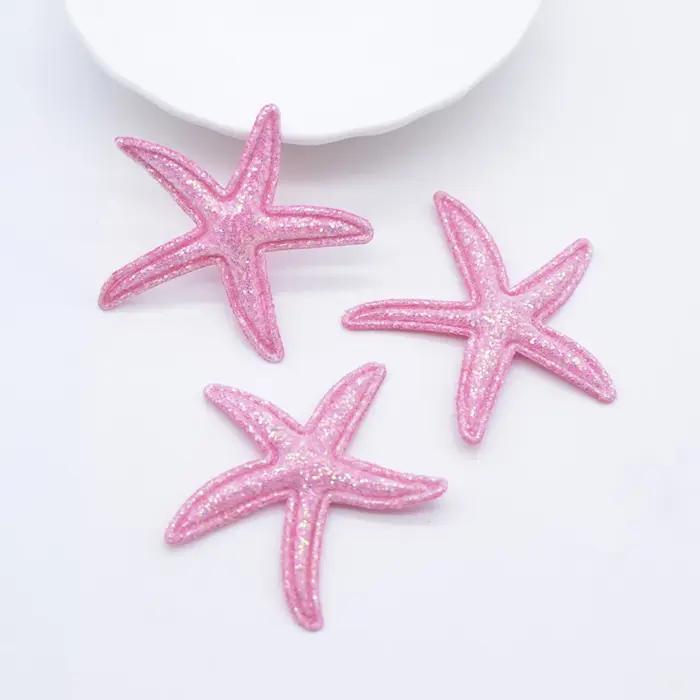 30 pièces Kawaii paillettes étoile de mer Applique pour bricolage vêtements chapeau chaussures décor