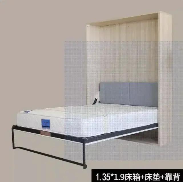 Armoire multifonctionnelle Invisible, lit pliant intégré, combinaison de salle d'étude, chambre à co