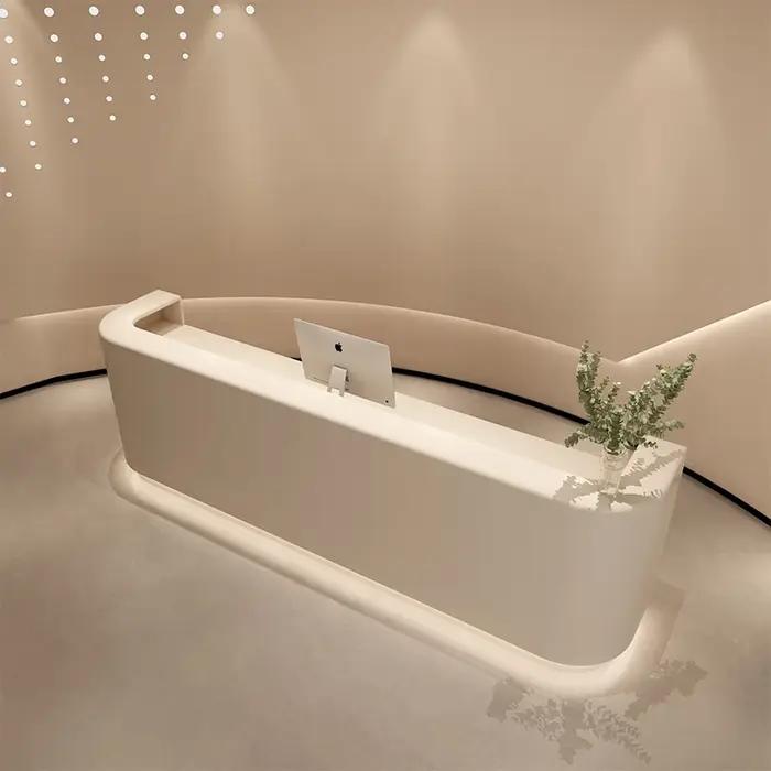 Salon de beauté simple crème vent paiement page beauté médicale clinique dentaire bar table magasin