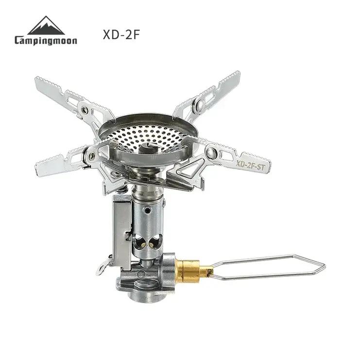 Réchaud de camping à gaz de type split pour l'extérieur Campingmoon XD-2F XT-2F, cuisinière d'alpini