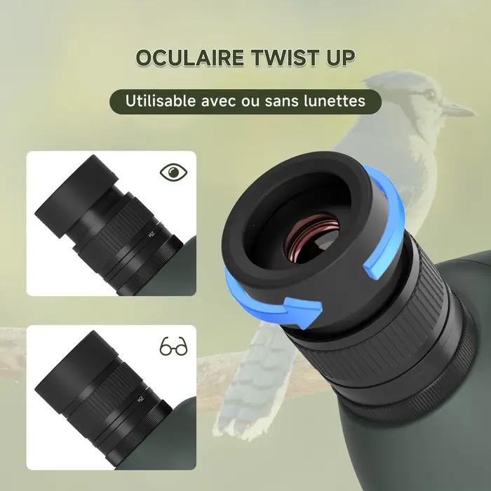 Lunette de repérage Svbony SV28A pour tir à l'arc observation de la faune aventures en plein air occasions spéciales