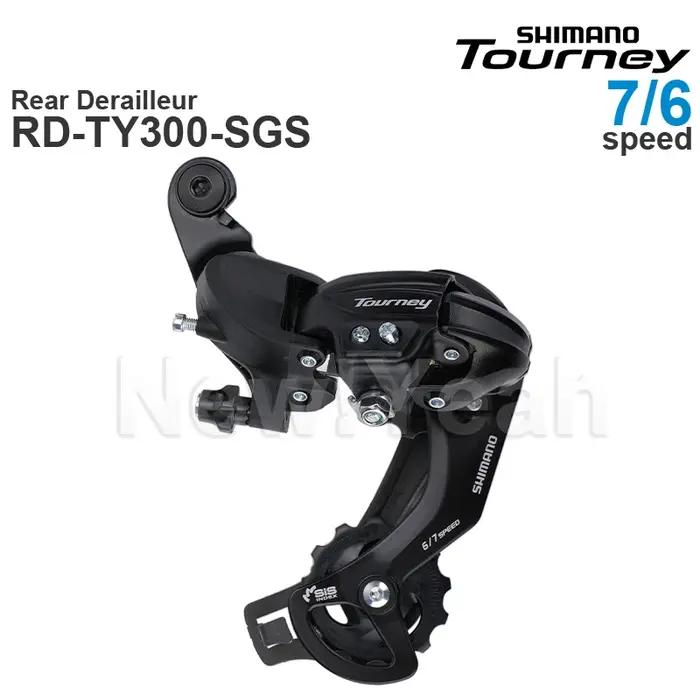 Groupe de transmission SHIMANO Tourney 7 vitesses comprenant SL-M315, RD-TY300, CS-HG200, MF-TZ500,