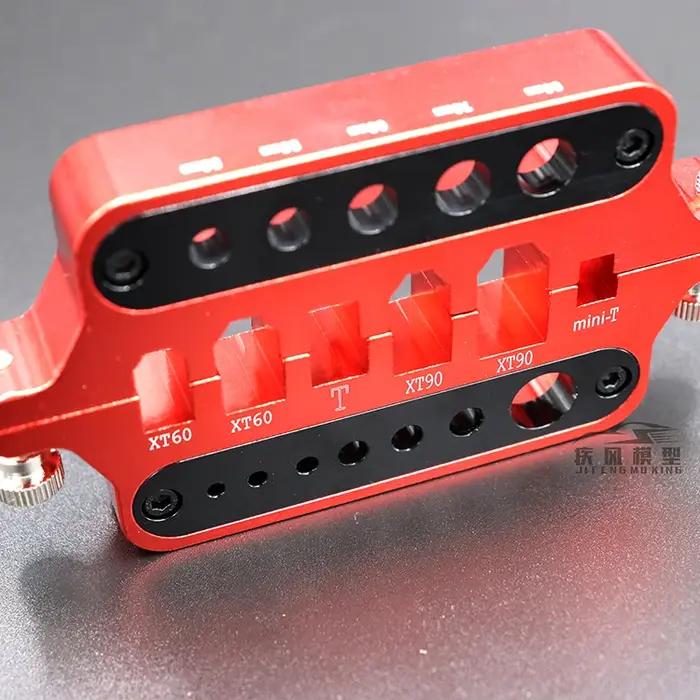 Mini porte-outil de soudage rouge en métal RC, modèle de drone de voiture, outil de soudage marin, c