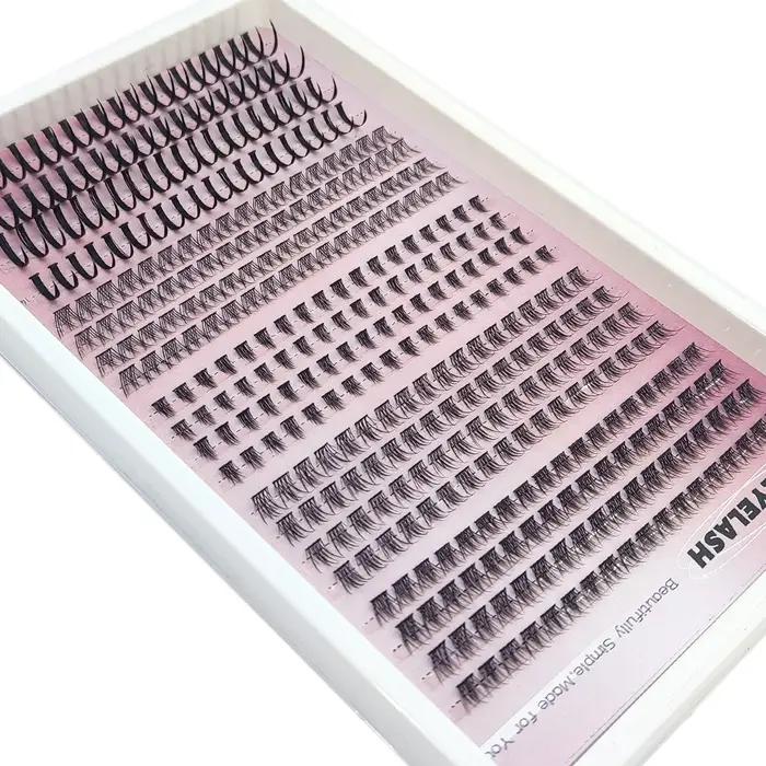 20 rangées de cils inférieurs et grappes de cils pointues grappes de cils simples grappes de cils po
