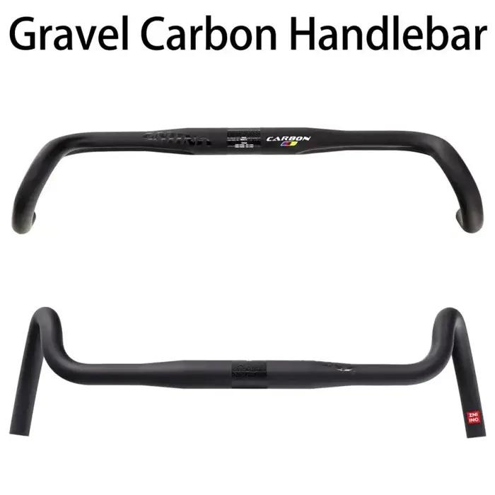 Nouveau Guidon de Vélo en Carbone pour Gravel 2026 – Grand Guidon Évasé pour Vélo de Cross-Country et de Route – Guidons de Cyclisme 400/420/440mm