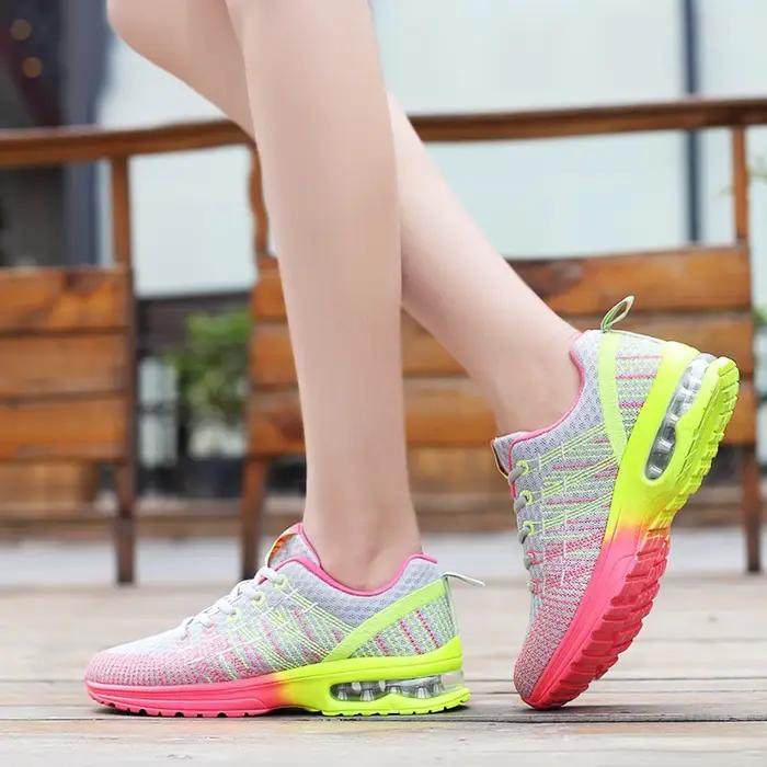 Femmes chaussures de Sport en plein air de haute qualité chaussures de course respirant athlétisme b