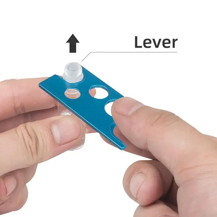 Ouvre-bouteille de colle pour cils, bouchons de colle, buse de dissolvant, bouteille adhésive de rem