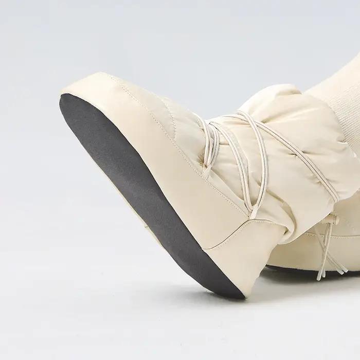 Bottes de ballet chaudes pour filles et femmes, bottes de danse montantes, bottes chaudes avec poign