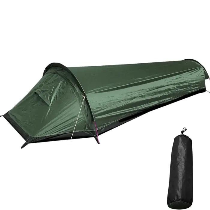 Tente de randonnée en plein air, sac de couchage de camping, imperméable, légère, simple, hypothèque
