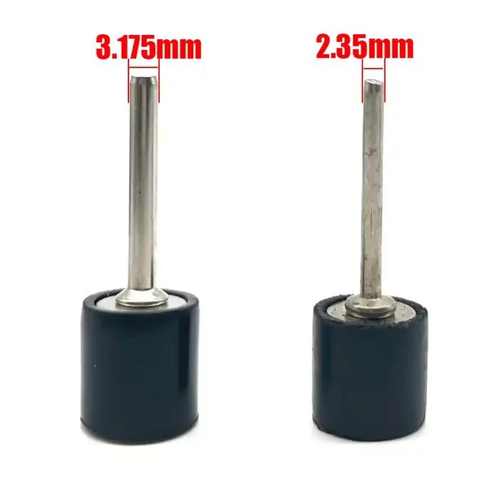 Mandrin en caoutchouc pour tambour, accessoires Dremel, tige à tige de 2.35mm 3.175mm pour ponceuse,