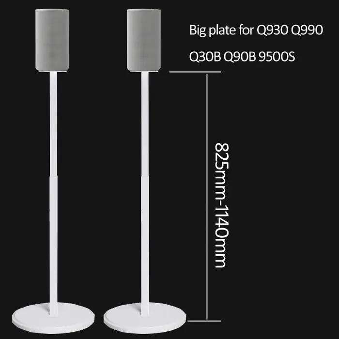 1 paire = 2 pièces blanc SF10L 82,5 cm-114 cm Q930 9500 990C Q990F Q30B Q90B base ronde réglable son