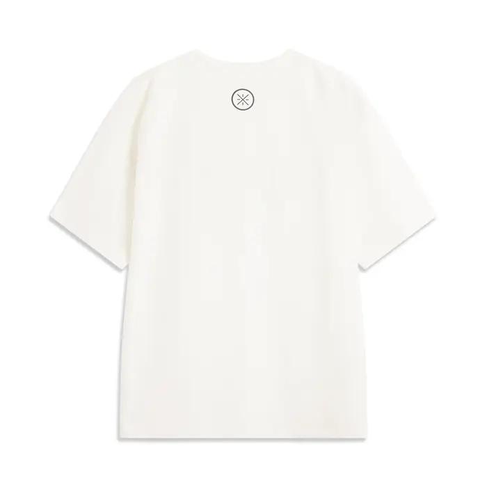 Li-Ning T-shirt Wade pour homme AT DRY FREEZE 64% coton 36% polyester coupe régulière col rond LiNin