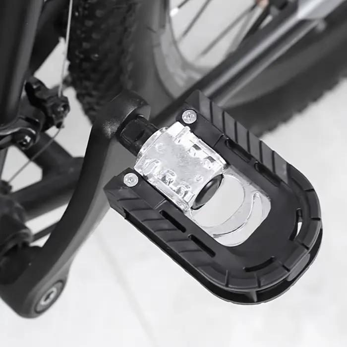 Pédales pliables en alliage d'aluminium pour vélos et véhicules électriques offrant simplicité, praticité et design moderne