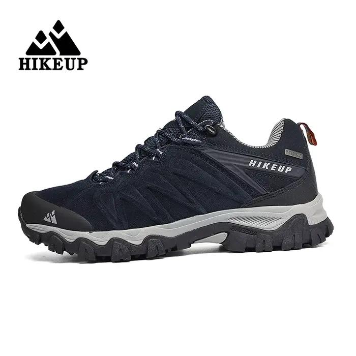 Chaussures de randonnée HIKEUP en cuir pour homme - Durables et polyvalentes en plein air