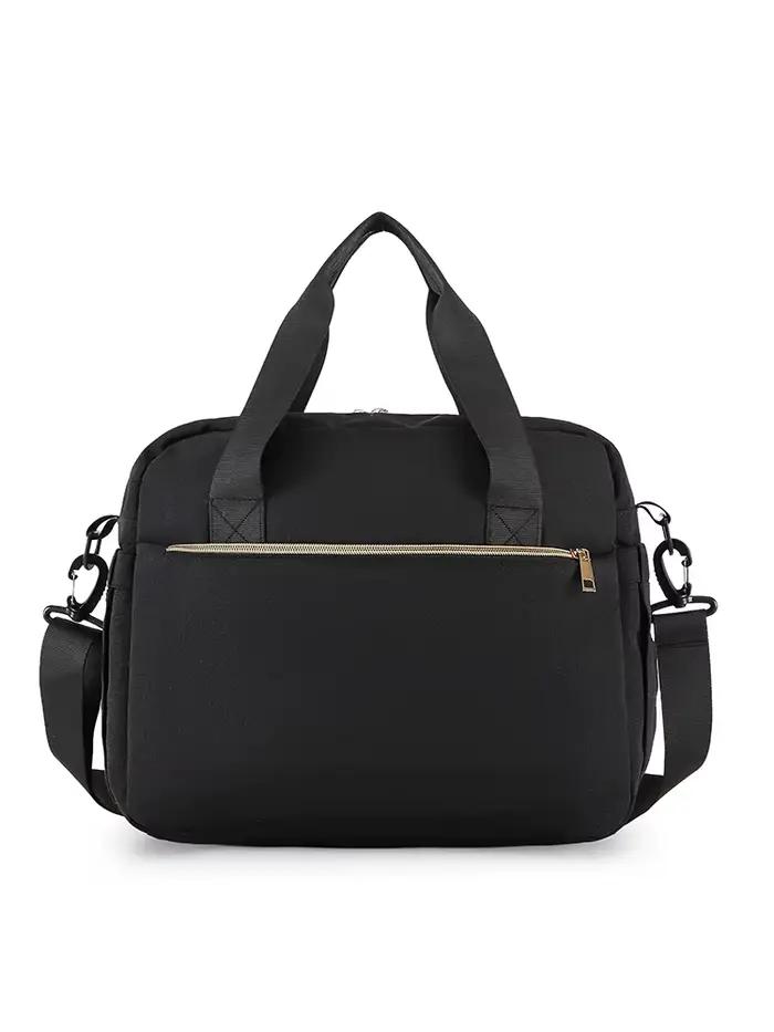 Sac à langer grande capacité, sac à bandoulière simple avec compartiment humide/sec et fonction de c