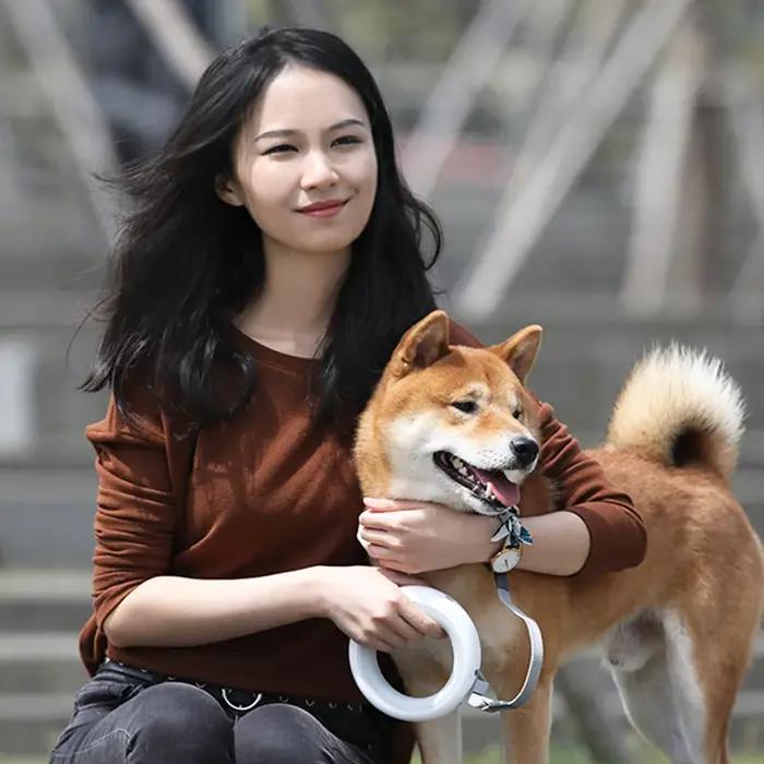 MOESTAR 2022 Laisse rétractable UFO pour animaux de compagnie 2 plus 3,0 m, laisse de traction flexi