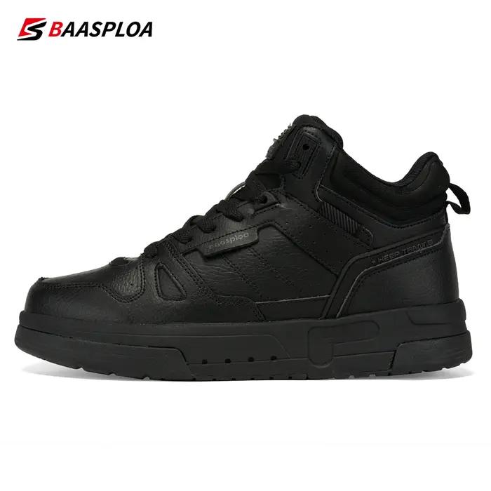 Nouveau Baasploa hommes hiver coton chaussures épaissi chaussures pour hommes en plein air antidérap