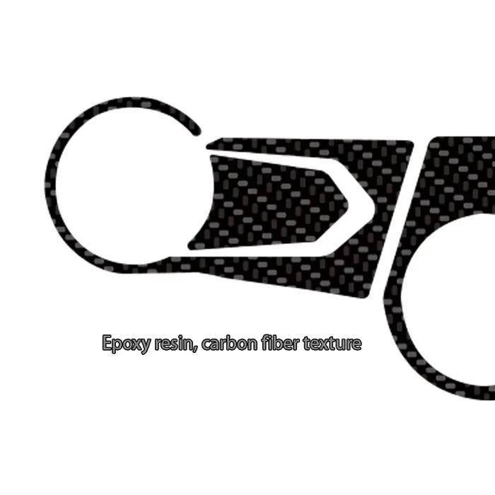 Autocollant de capuchon en Fiber de carbone CBR 650R, tampon de réservoir, fourche, Triple arbre, au