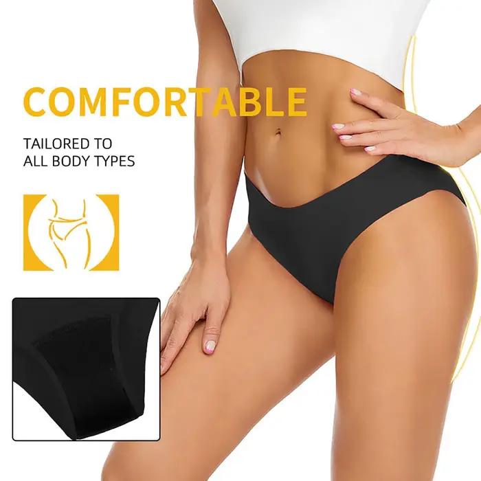 Maillot de bain menstruel étanche pour femme - Bikini absorbant taille haute pour adolescentes