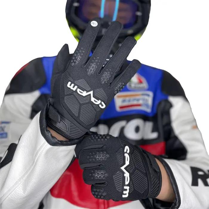 Sevem gants de moto pour adultes gants de course d'enduro de Motocross gants de vélo de route de des