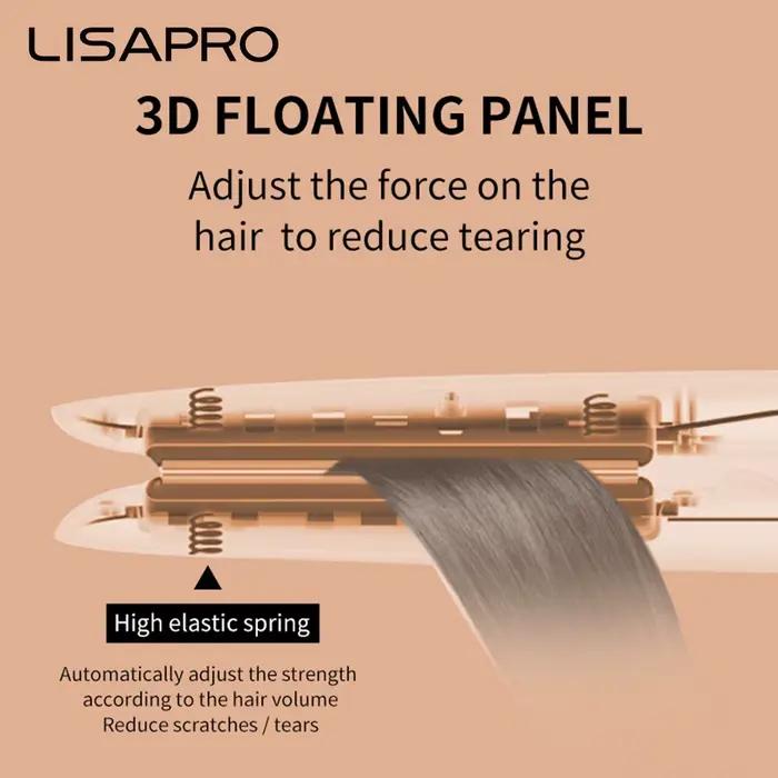 LISAPRO Plaque Plate à lisser en céramique originale pour cheveux, plaques de 1 po | Lisseur et bigo